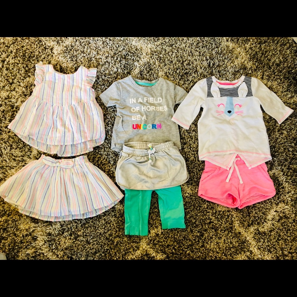 Cat and Jack Toddler Girl’s size 2t Bundle